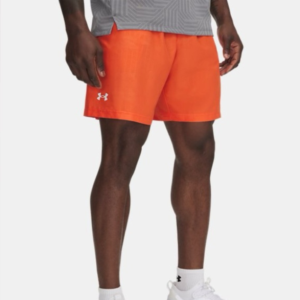 Under Armour Orange UA Woven Emboss Shorts